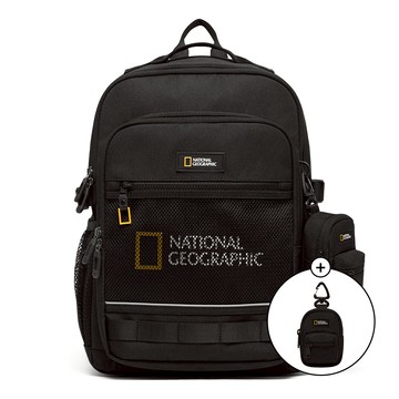 SQUARE 後背包 - 黑色