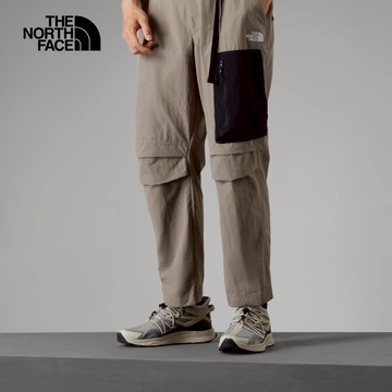 The North Face北面UE男款棕色DWR防潑水可收納休閒褲｜8A8G1I2