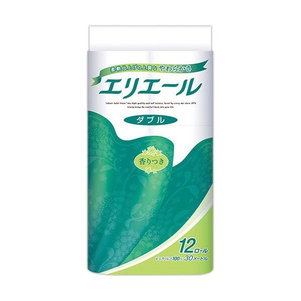 大王製紙 エリエールトイレットティシュー ダブル 芯あり 香りつき 30m 1セット（72ロール：12ロール×6パック） 通販  LINEポイント最大0.5%GET | LINEショッピング