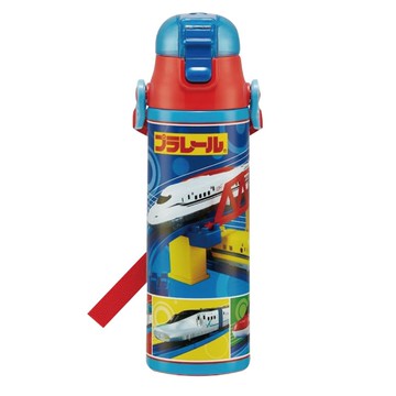 日本 SKATER - 兒童不鏽鋼(580ml)直飲保溫水壺-鐵道王國