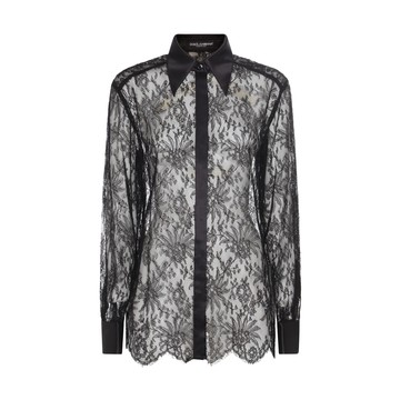 Dolce & Gabbana - Black Lace Shirt