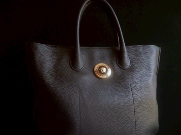 【老時光 OLD-TIME】早期二手老包義大利製GIANNI VERSACE托特包