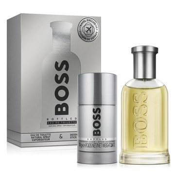 HUGO BOSS 自信男性淡香水禮盒-淡香水100ml+體香膏70g