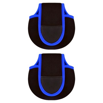 defenzeman 捲線器收納袋2件組  1套  黑色 + 藍色  11.6 x 11cm