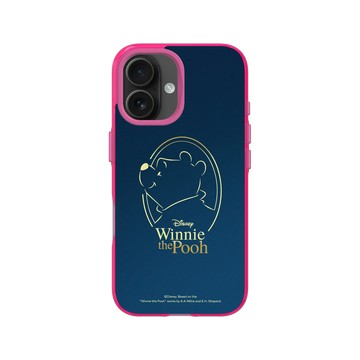 iPhone 16 Clear 粉漾桃 - 迪士尼-小熊維尼 Disney Winnie The Pooh - 時尚線條款