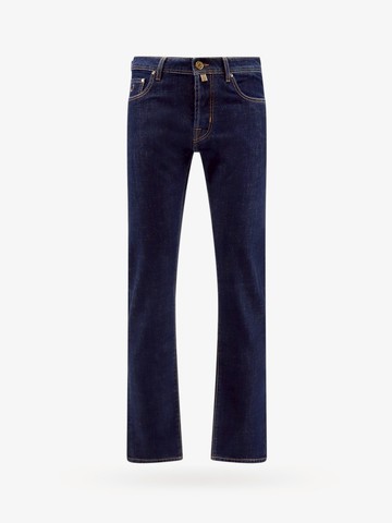 Stretch cotton jeans with iconic handkerchief - JACOB COHEN - gender_Man