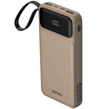 KINYO 1W/2W微儲能自帶線行動電源  KPB-2530SA