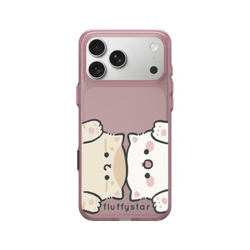 iPhone 17 Pro Max Clear (相機按鈕) 晶醺玫 - fluffystar 毛絨絨星人 - BoboNini打招呼