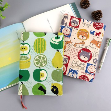 Chuyu A5/25K花布可調式書衣/書皮/書套/媽媽寶寶手冊適用
