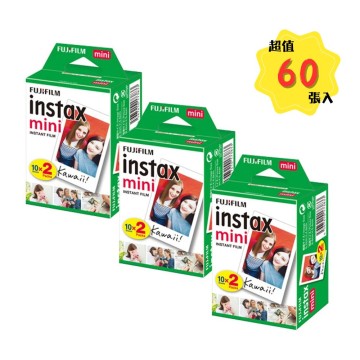 富士mini系列-空白底片(6入超值組共60張)