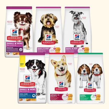 希爾思 Hill's 犬飼料 狗飼料 配方飼料 成犬 幼犬 小型犬 迷你犬 敏感腸胃皮膚  口腔保健 大麥糙米 特調食譜