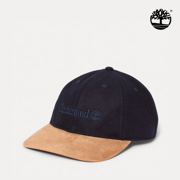 中性深藍色羊毛棒球帽|A65MT451