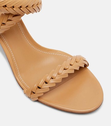 Zimmermann Helix 75 braided leather sandals