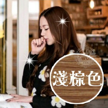 ::4扣髮片系列:: 大捲加量髮扣式髮片-淺棕色 [43368]◇美容美髮美甲新秘專業材料◇