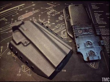 WT-JW3-BK/Emg tti jw3 2011專用快撥套 進口Kydex板 腰帶掛載器