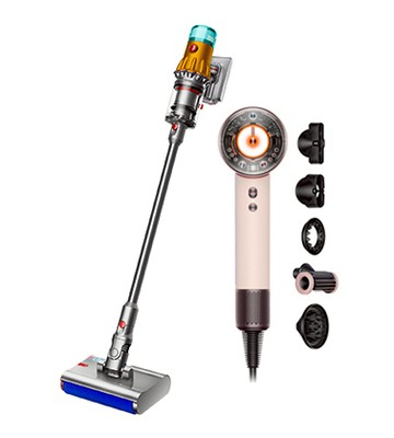 【多入採購超值組合】Dyson V12s Detect Slim Submarine™ 乾濕全能洗地吸塵器 (黃色)