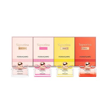 【FERRAGAMO】時尚女伶迷你香水禮盒(4入*5ml)