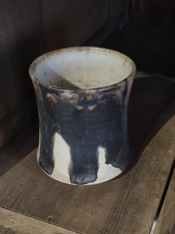 【一冬人】山水 - 黑白漸層 陶器 陶杯 酒杯 咖啡杯 茶