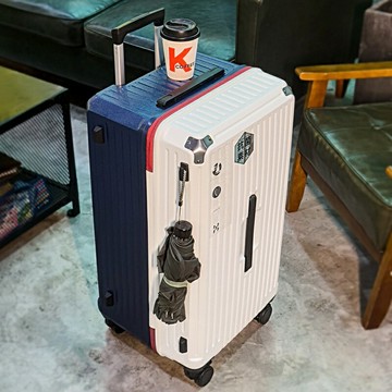 【免運費】免費送保護套 五輪行李箱女大容量28吋萬向輪拉桿箱男結實旅行密碼皮箱子26