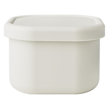 MODORI 霧面安全保鮮盒  中號  700ml  象牙白  1個