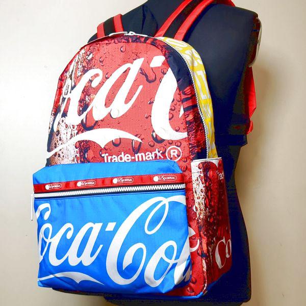 レスポートサック コカコーラ リュック タグあり Coca-Cola×LeSportsac 