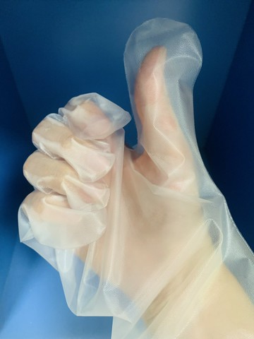 三花 H320 CPE耐用手扒雞手套 (白)  左右手通用