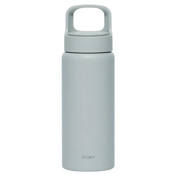 WOKY 沃廚 台灣公司貨 輕芯鈦提手運動保溫瓶  舶灰  600ml  1個