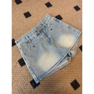 大碼胖mm高腰牛仔半身裙女2026春季新款辣妹包臀超短裙A字裙褲子