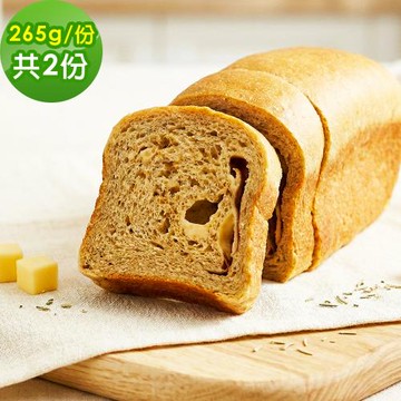 i3微澱粉-低糖好纖手工乳酪吐司265gx2條(271控糖配方 吐司 營養師)