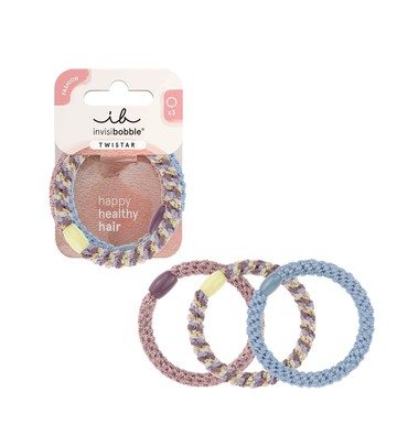 任選3入$599｜編織魔髮圈 紫藤花－invisibobble神奇魔髮圈