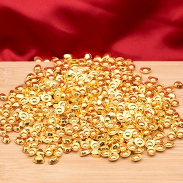 批發招財合金迷你小元寶擺件實心元寶仿真金元寶金屬工藝品批發