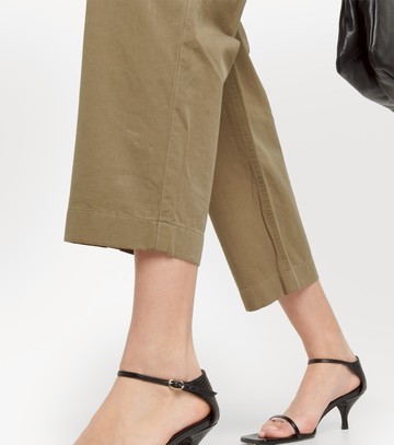 Vince Mid-rise cropped cotton pants