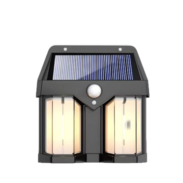 【台灣現貨🔥太陽能】太陽能路燈 感應燈 太陽能燈 雙燈泡款 人體感應燈 戶外燈 鎢絲燈 復古風 防水 智能光控 LED燈