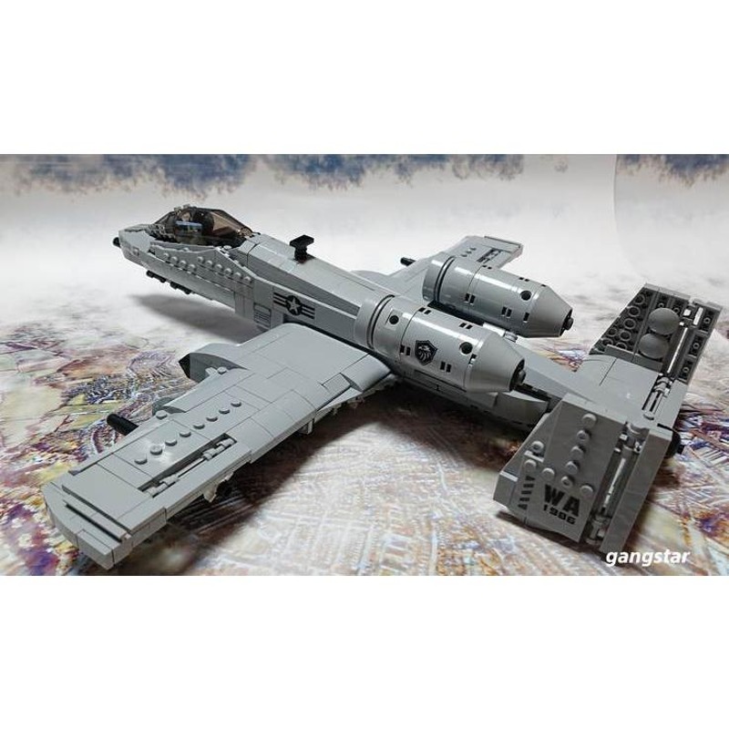 レゴ LEGO ブロック 互換 飛行機 戦闘機 攻撃機 A-10 サンダーボルト