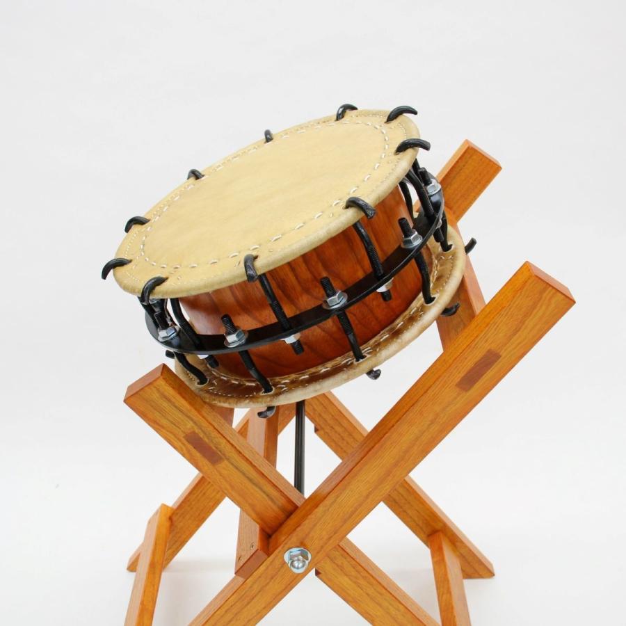 締太鼓用立奏台 (折りたたみ式) 　太鼓台・締太鼓用・演奏用・日本製・送料無料