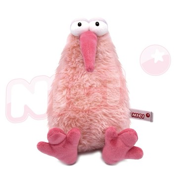 【NICI】91870_50cm粉紅奇異鳥坐姿玩偶