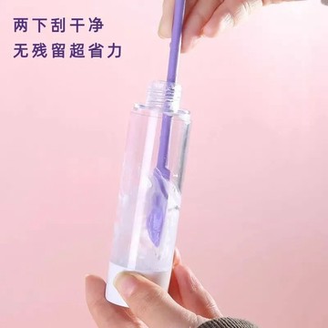 特惠直降 台灣熱銷 乳液挖勺 月牙小挑棒 化妝品矽膠挖勺 分裝小勺子工具底妝刮棒 空瓶神器 雙頭刮刀 面霜挖勺 保養品挖