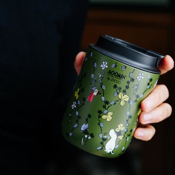 MOOMIN姆明正版車載不銹鋼保溫杯卡通創意水杯旅行運動便攜隨手杯