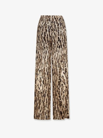 Viscose trouser with animalier print - THE NINA STUDIO - gender_Woman