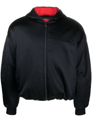 Ferrari - hooded bomber jacket - unisex - Fabric - S - Black