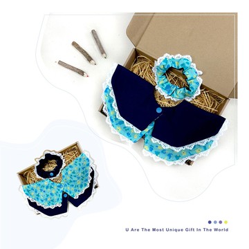 玲型蕾絲花邊口水巾