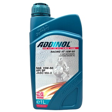 ADDINOL RACING 4T 高性能賽車機車合成機油 1L  15W-50  1瓶