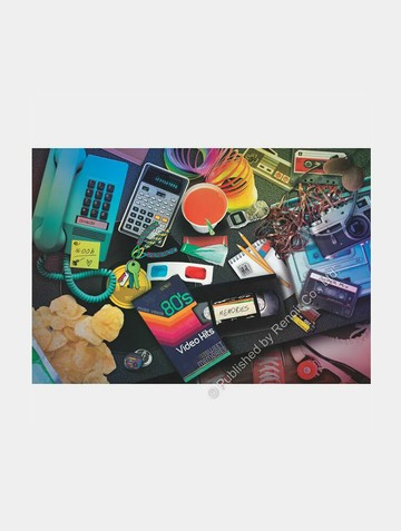 80年代懷舊用品/1000片/Clementoni