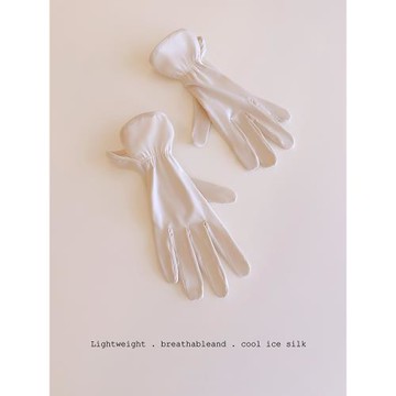 涼感冰絲防曬手套女士夏天防紫外線薄款休閑運動開車戶外騎行觸屏