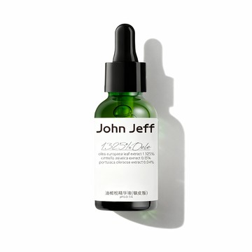 John Jeff 油橄欖面部精華液 敏感肌版 保濕精華原液舒緩肌膚強韌屏障緩解泛紅