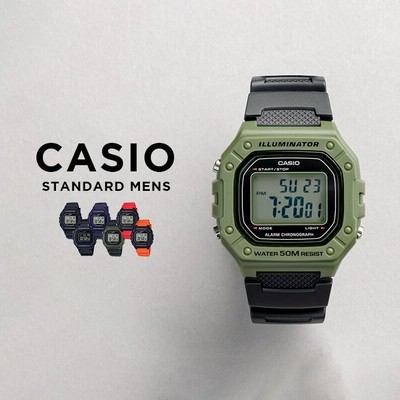 並行輸入品 10年保証 日本未発売 CASIO STANDARD MENS カシオ スタンダード W-218H 腕時計 時計 ブランド メンズ チープ  チプカシ デジタル 日付 | LINEショッピング