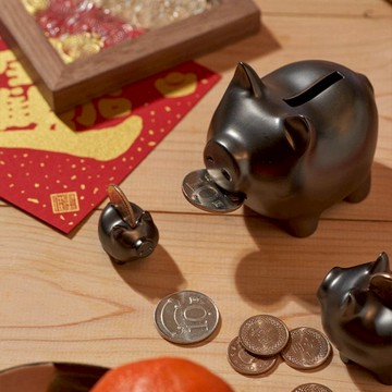 招財金豬 叄 霧鎳黑