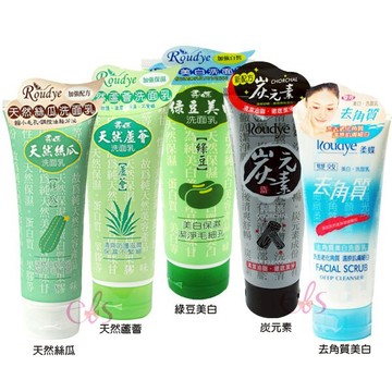 [$699免運] 柔蝶 洗面乳 天然蘆薈/絲瓜/綠豆美白/炭元素/去角質 200g 五款供選  ☆艾莉莎ELS☆