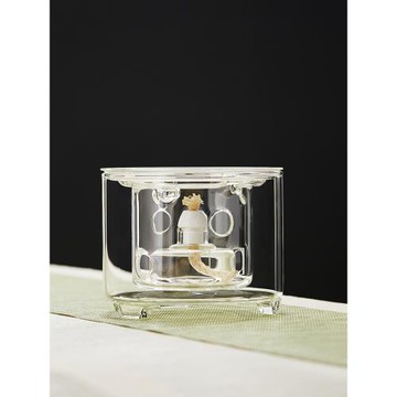 酒精爐底座玻璃茶壺家用大號保溫爐燒水爐圍爐明火煮茶器功夫茶具