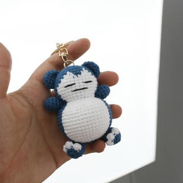 可比獸公仔玩偶手工精品掛件織女毛線鉤織成品掛飾動漫卡通鑰匙扣